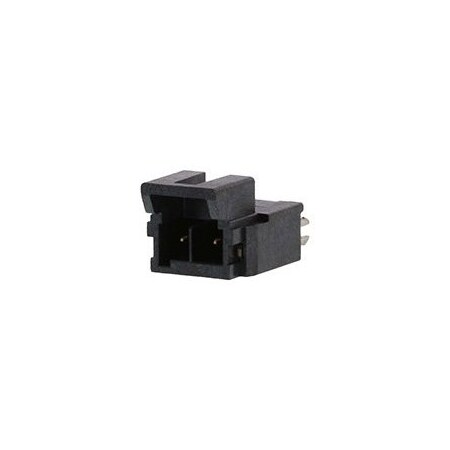 Molex ULTRA-FIT HDR VT SGL F BLK 02CKT 15AU 172287-1202